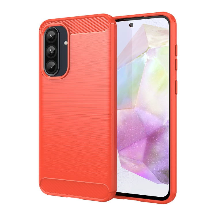 Carbon Fiber Brushed Texture TPU Phone Case, For Samsung Galaxy A26 5G, For Samsung Galaxy A36 5G, For Samsung Galaxy A06 4G