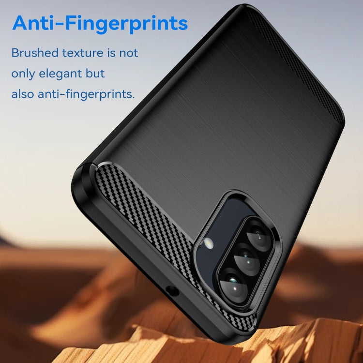 Carbon Fiber Brushed Texture TPU Phone Case, For Samsung Galaxy A26 5G, For Samsung Galaxy A36 5G, For Samsung Galaxy A06 4G