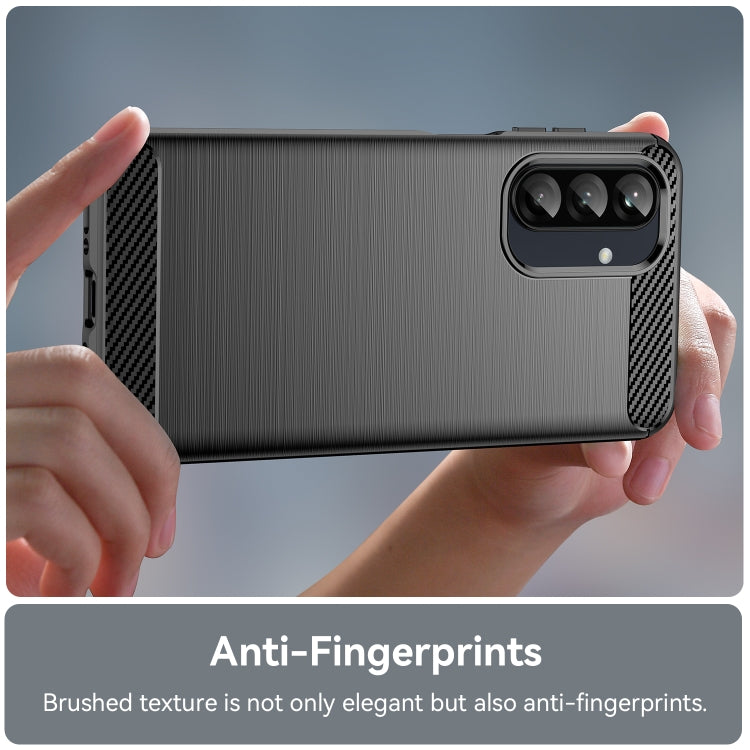 Carbon Fiber Brushed Texture TPU Phone Case, For Samsung Galaxy A26 5G, For Samsung Galaxy A36 5G, For Samsung Galaxy A06 4G