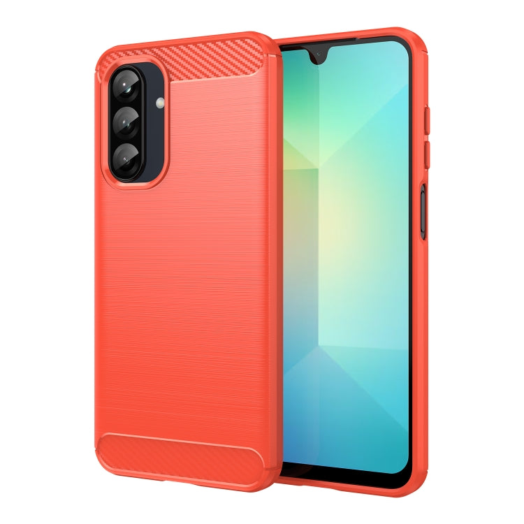 Carbon Fiber Brushed Texture TPU Phone Case, For Samsung Galaxy A26 5G, For Samsung Galaxy A36 5G, For Samsung Galaxy A06 4G