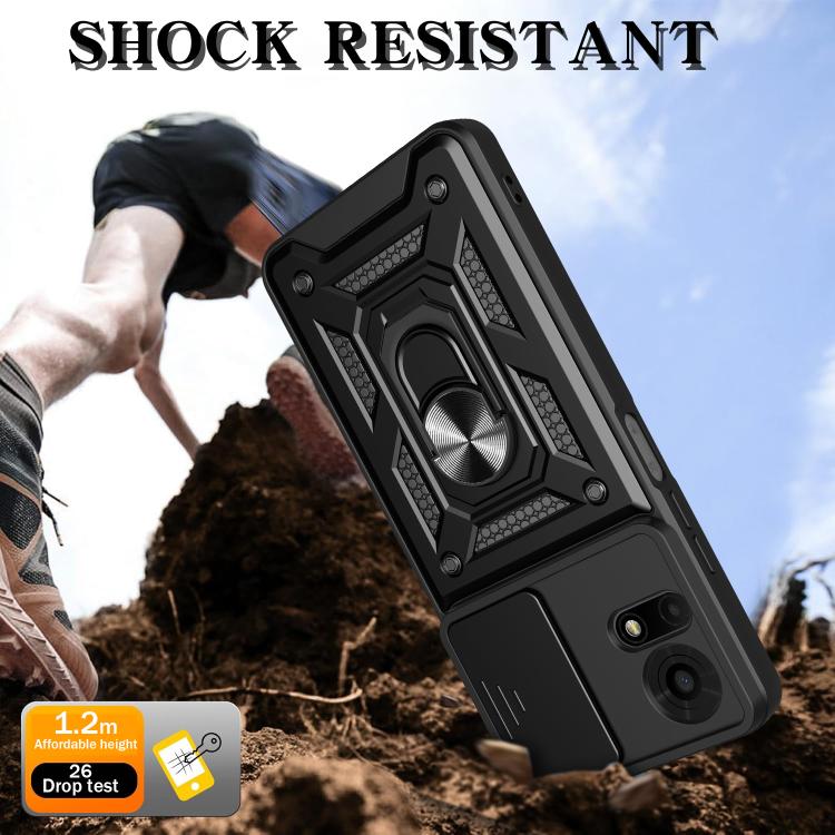 Sliding Camera Cover Design TPU+PC Phone Case, For TCL 50 NxtPaper / 50 Pro NxtPaper, For TCL 50 LE 4G, For TCL 50 SE, For TCL 405 / 406 / 408