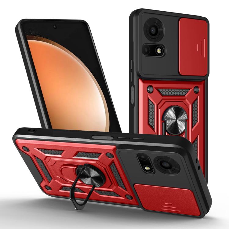 Sliding Camera Cover Design TPU+PC Phone Case, For TCL 50 NxtPaper / 50 Pro NxtPaper, For TCL 50 LE 4G, For TCL 50 SE, For TCL 405 / 406 / 408