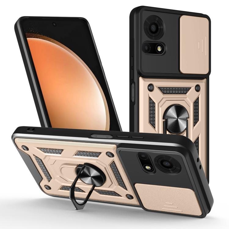 Sliding Camera Cover Design TPU+PC Phone Case, For TCL 50 NxtPaper / 50 Pro NxtPaper, For TCL 50 LE 4G, For TCL 50 SE, For TCL 405 / 406 / 408