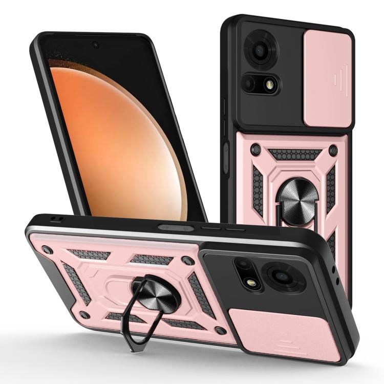 Sliding Camera Cover Design TPU+PC Phone Case, For TCL 50 NxtPaper / 50 Pro NxtPaper, For TCL 50 LE 4G, For TCL 50 SE, For TCL 405 / 406 / 408