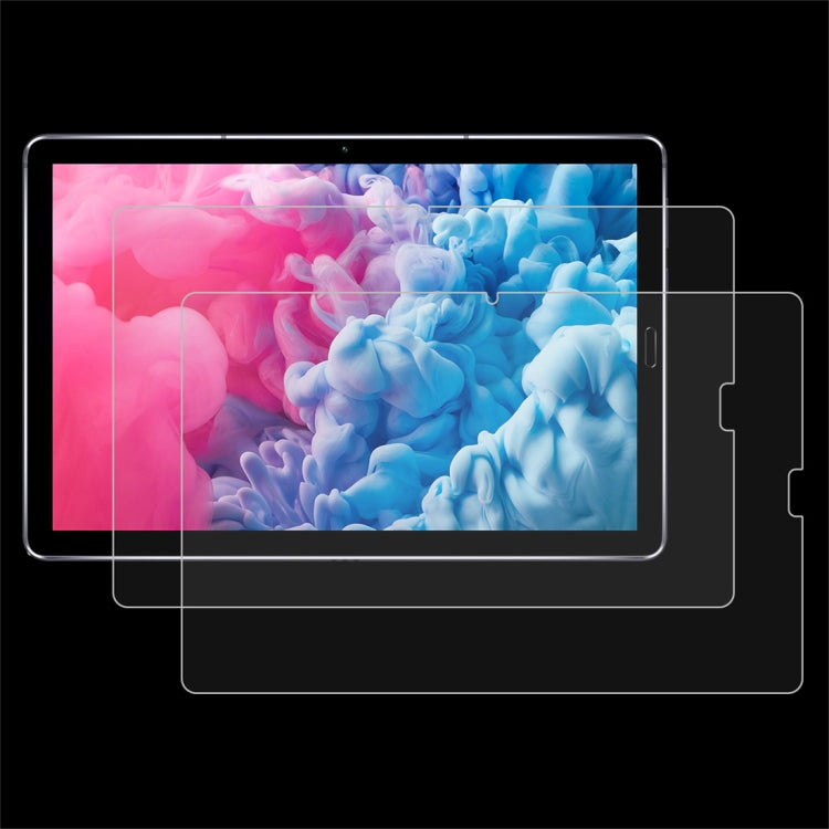 2 PCS 9H HD Explosion-proof Tempered Glass Film, For Huawei MatePad 10.8, For Huawei Tablet C5 8.0, For Huawei Tablet C5 10.4, For Huawei Tablet C3 8.0, For Samsung Galaxy Tab A7 T500