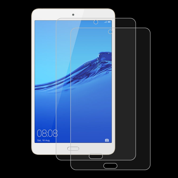 2 PCS 9H HD Explosion-proof Tempered Glass Film, For Huawei MatePad 10.8, For Huawei Tablet C5 8.0, For Huawei Tablet C5 10.4, For Huawei Tablet C3 8.0, For Samsung Galaxy Tab A7 T500