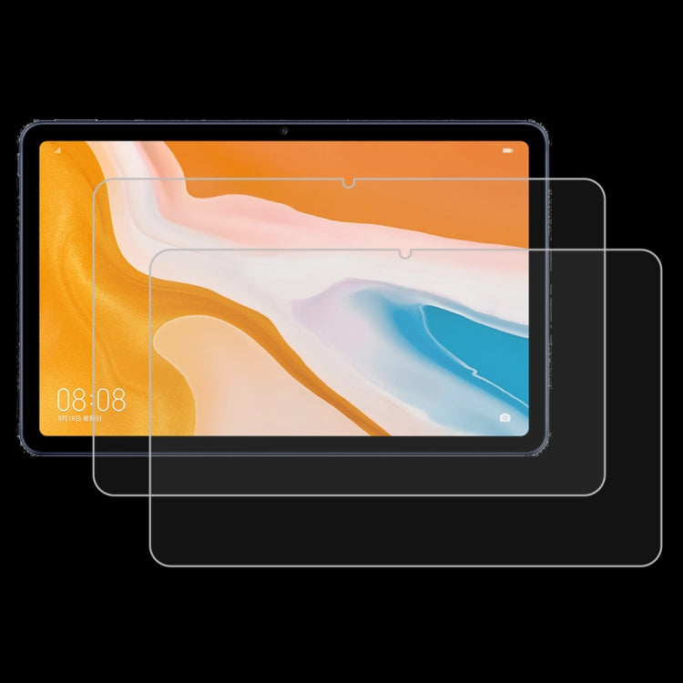 2 PCS 9H HD Explosion-proof Tempered Glass Film, For Huawei MatePad 10.8, For Huawei Tablet C5 8.0, For Huawei Tablet C5 10.4, For Huawei Tablet C3 8.0, For Samsung Galaxy Tab A7 T500