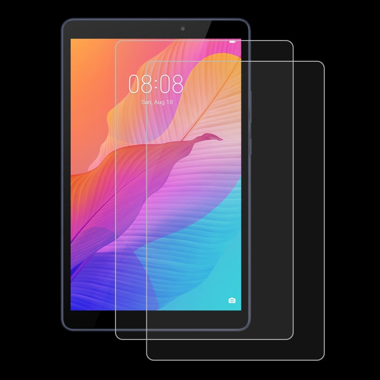 2 PCS 9H HD Explosion-proof Tempered Glass Film, For Huawei MatePad 10.8, For Huawei Tablet C5 8.0, For Huawei Tablet C5 10.4, For Huawei Tablet C3 8.0, For Samsung Galaxy Tab A7 T500