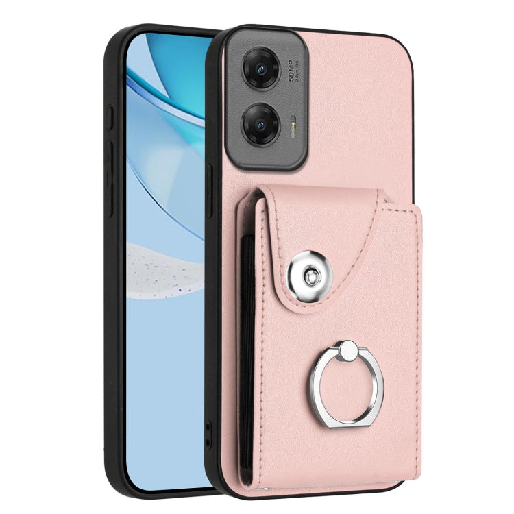 Organ Card Bag Ring Holder Phone Case, For Motorola Moto G Stylus 5G 2024, For Motorola Moto G Play 2024 5G, For Motorola Moto G Power 2024 5G