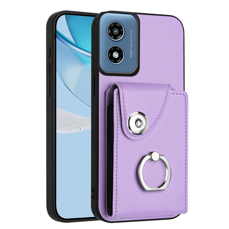 Organ Card Bag Ring Holder Phone Case, For Motorola Moto G Stylus 5G 2024, For Motorola Moto G Play 2024 5G, For Motorola Moto G Power 2024 5G