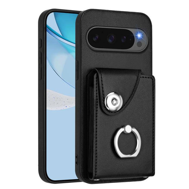 Organ Card Bag Ring Holder Phone Case, For Google Pixel 10 Pro XL, For Google Pixel 10 / 10 Pro, For Google Pixel 9 Pro XL, For Google Pixel 9 / 9 Pro, For Google Pixel 8a, For Google Pixel 8 Pro, For Google Pixel 8