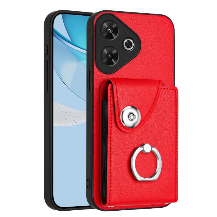 Organ Card Bag Ring Holder Phone Case, For Redmi Turbo 4 Pro / Poco F7, For Redmi A5 4G 171.7mm / Poco C71, For Redmi Note 14 5G Global, For Redmi Note 14 Pro+ 5G Global, For Redmi Note 14 Pro 5G Global, For Redmi Note 13R, For Redmi 13 4G / 5G        ...