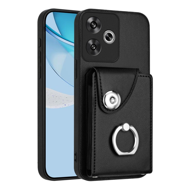 Organ Card Bag Ring Holder Phone Case, For Redmi Turbo 4 Pro / Poco F7, For Redmi A5 4G 171.7mm / Poco C71, For Redmi Note 14 5G Global, For Redmi Note 14 Pro+ 5G Global, For Redmi Note 14 Pro 5G Global, For Redmi Note 13R, For Redmi 13 4G / 5G        ...