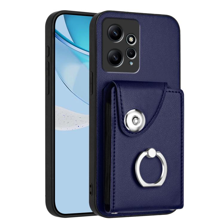 Organ Card Bag Ring Holder Phone Case, For Redmi Note 12 4G Global