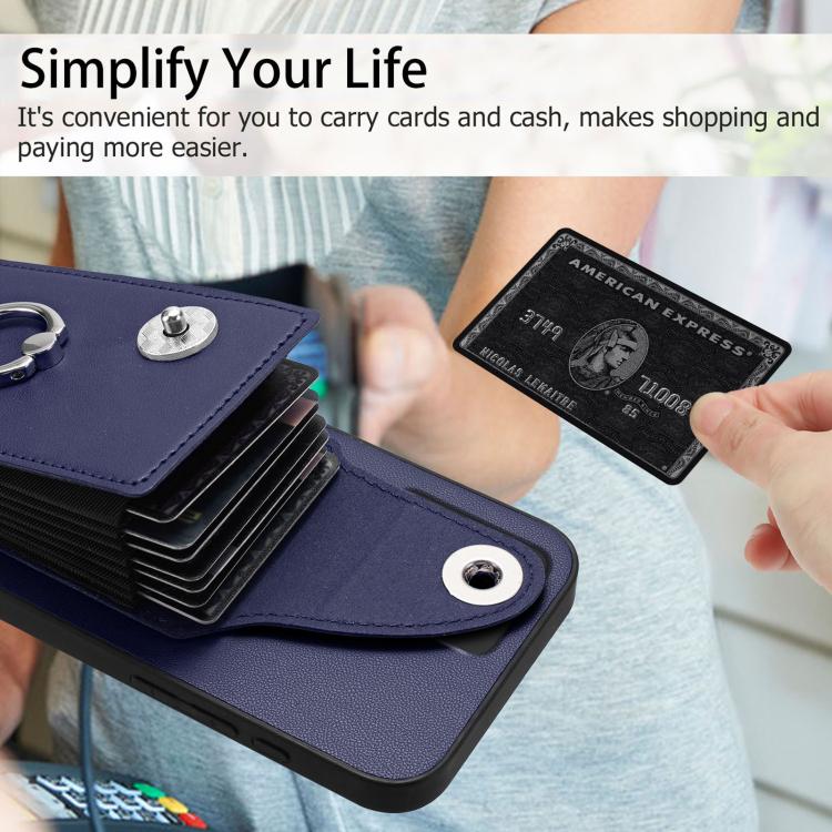 Organ Card Bag Ring Holder Phone Case, For Redmi Note 12 4G Global