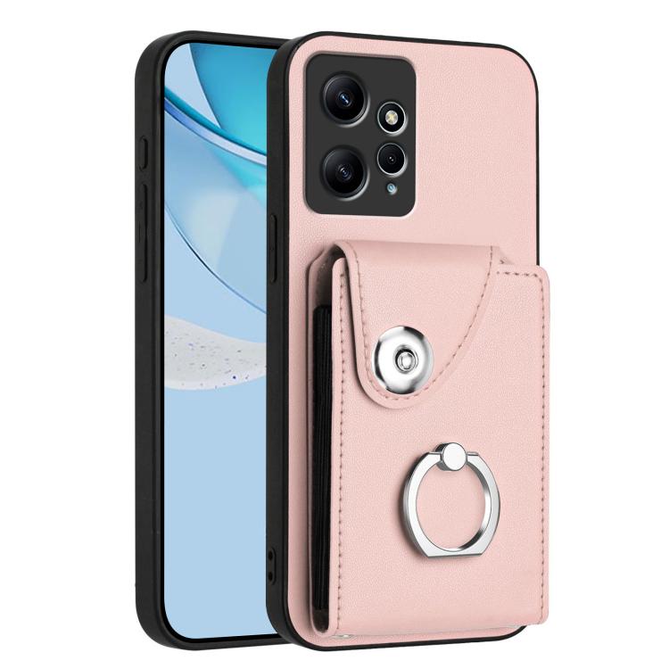 Organ Card Bag Ring Holder Phone Case, For Redmi Note 12 4G Global