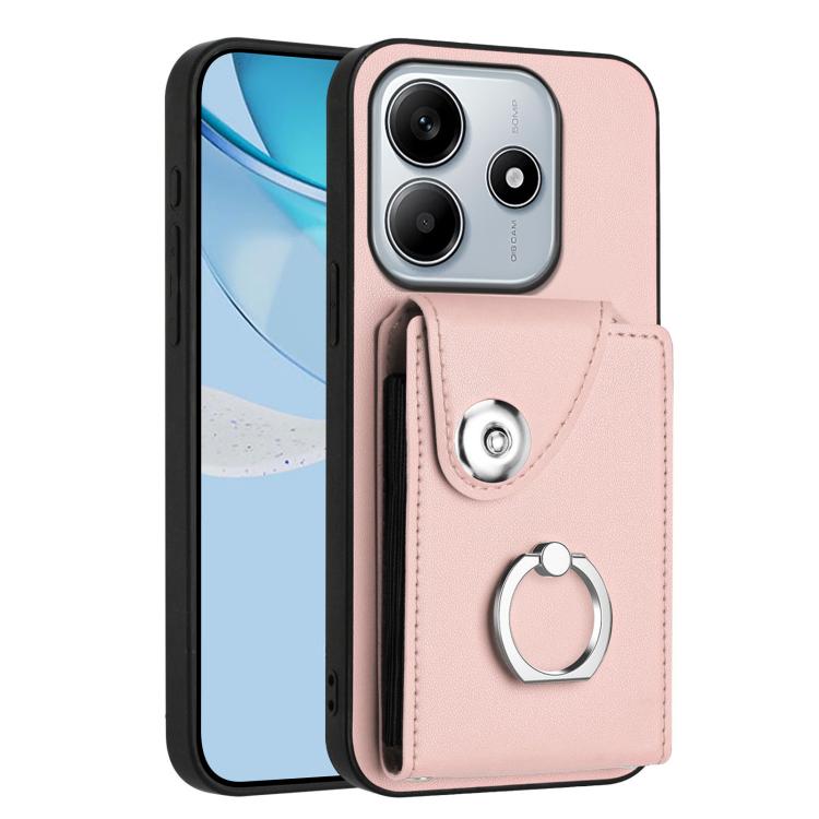Organ Card Bag Ring Holder Phone Case, For Redmi Turbo 4 Pro / Poco F7, For Redmi A5 4G 171.7mm / Poco C71, For Redmi Note 14 5G Global, For Redmi Note 14 Pro+ 5G Global, For Redmi Note 14 Pro 5G Global, For Redmi Note 13R, For Redmi 13 4G / 5G        ...