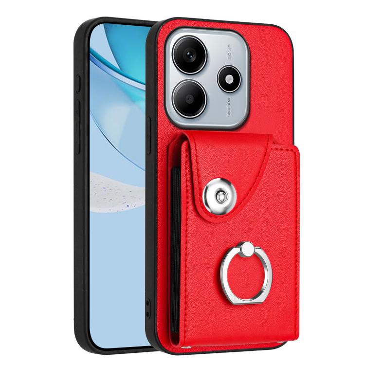Organ Card Bag Ring Holder Phone Case, For Redmi Turbo 4 Pro / Poco F7, For Redmi A5 4G 171.7mm / Poco C71, For Redmi Note 14 5G Global, For Redmi Note 14 Pro+ 5G Global, For Redmi Note 14 Pro 5G Global, For Redmi Note 13R, For Redmi 13 4G / 5G        ...