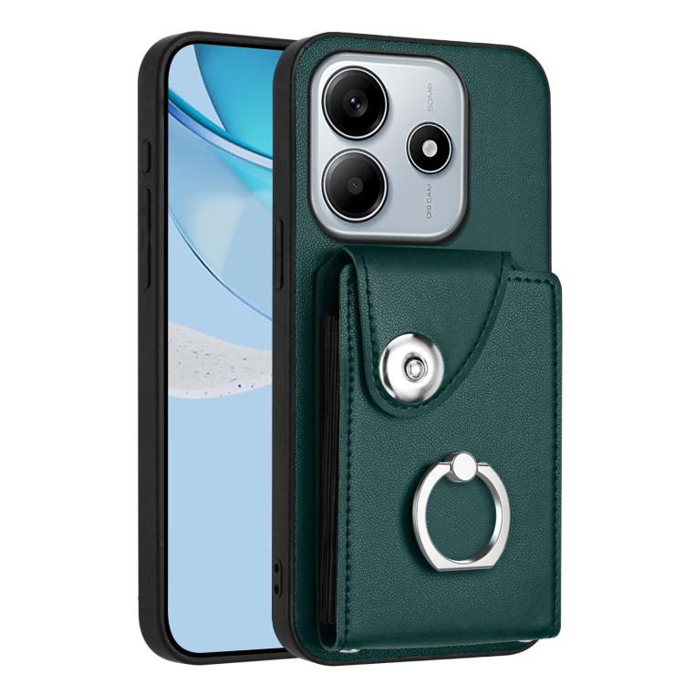 Organ Card Bag Ring Holder Phone Case, For Redmi Turbo 4 Pro / Poco F7, For Redmi A5 4G 171.7mm / Poco C71, For Redmi Note 14 5G Global, For Redmi Note 14 Pro+ 5G Global, For Redmi Note 14 Pro 5G Global, For Redmi Note 13R, For Redmi 13 4G / 5G        ...