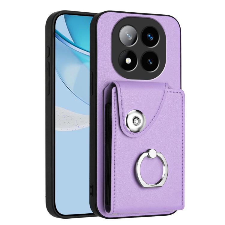 Organ Card Bag Ring Holder Phone Case, For Redmi Turbo 4 Pro / Poco F7, For Redmi A5 4G 171.7mm / Poco C71, For Redmi Note 14 5G Global, For Redmi Note 14 Pro+ 5G Global, For Redmi Note 14 Pro 5G Global, For Redmi Note 13R, For Redmi 13 4G / 5G        ...