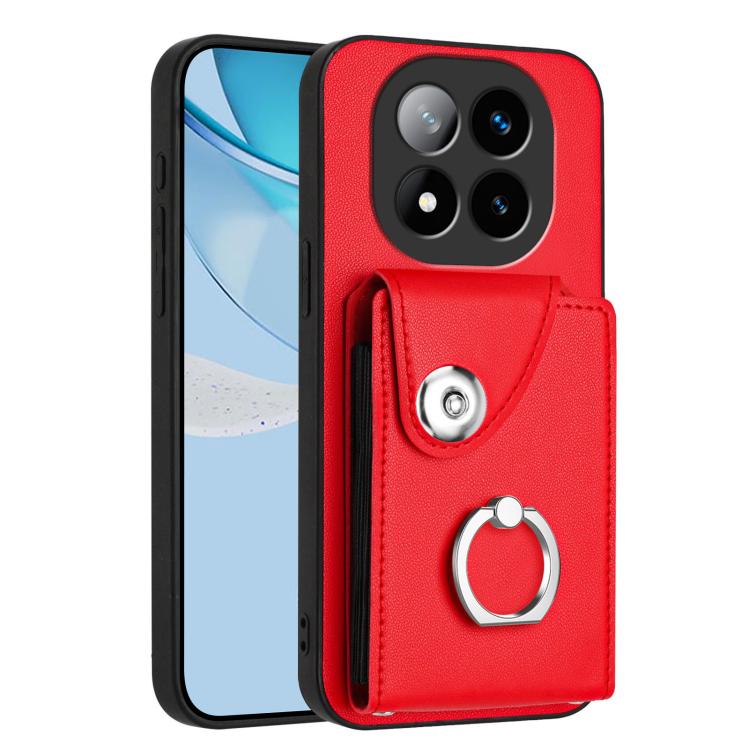 Organ Card Bag Ring Holder Phone Case, For Redmi Turbo 4 Pro / Poco F7, For Redmi A5 4G 171.7mm / Poco C71, For Redmi Note 14 5G Global, For Redmi Note 14 Pro+ 5G Global, For Redmi Note 14 Pro 5G Global, For Redmi Note 13R, For Redmi 13 4G / 5G        ...