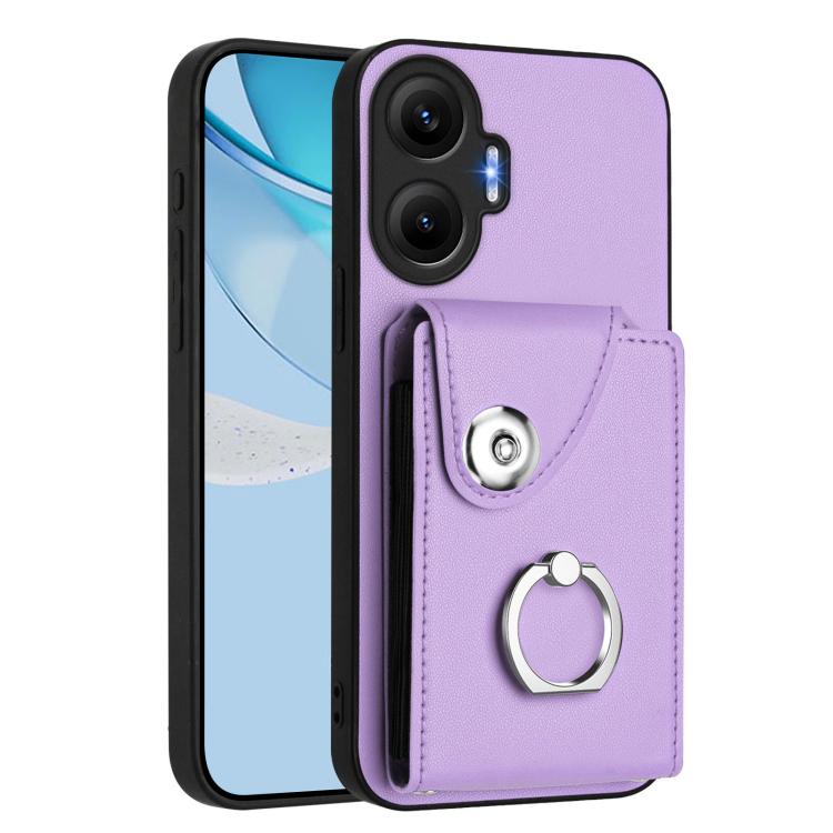 Organ Card Bag Ring Holder Phone Case, For Redmi Turbo 4 Pro / Poco F7, For Redmi A5 4G 171.7mm / Poco C71, For Redmi Note 14 5G Global, For Redmi Note 14 Pro+ 5G Global, For Redmi Note 14 Pro 5G Global, For Redmi Note 13R, For Redmi 13 4G / 5G        ...