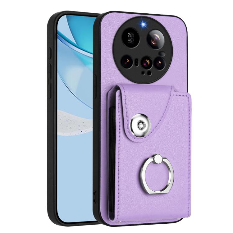 Organ Card Bag Ring Holder Phone Case, For Xiaomi 15 Ultra, For Xiaomi Poco X7 Pro, For Xiaomi Poco F6 5G India, For Xiaomi Civi 4 Pro