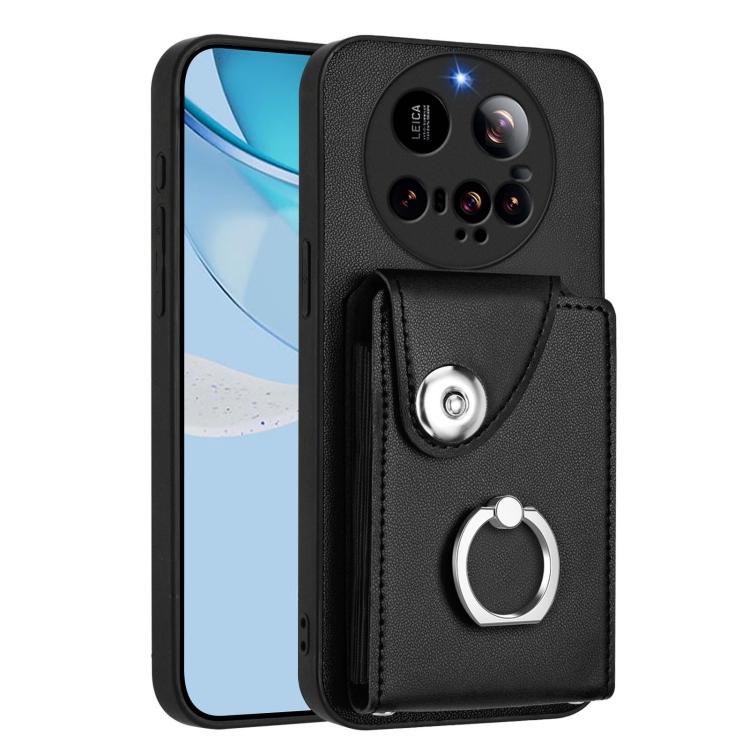 Organ Card Bag Ring Holder Phone Case, For Xiaomi 15 Ultra, For Xiaomi Poco X7 Pro, For Xiaomi Poco F6 5G India, For Xiaomi Civi 4 Pro