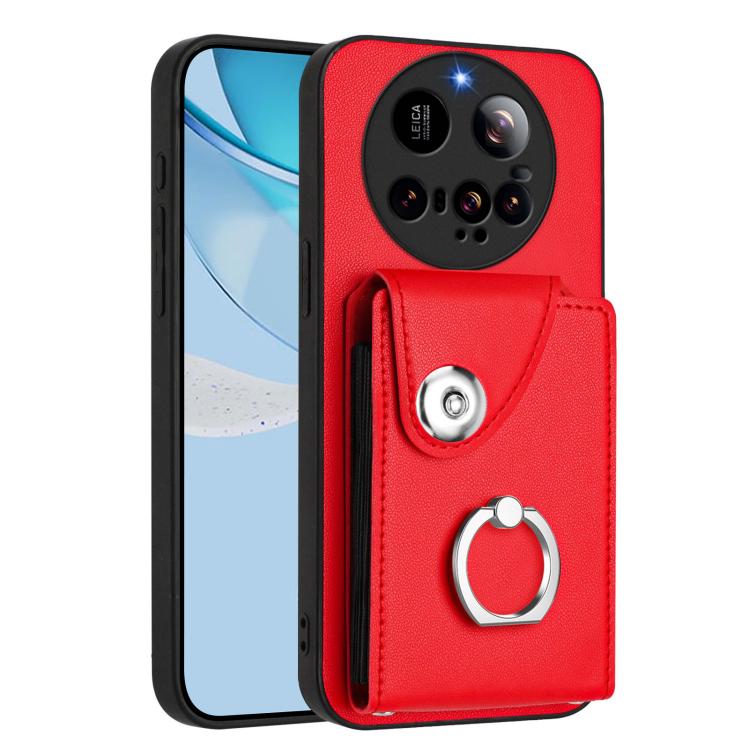 Organ Card Bag Ring Holder Phone Case, For Xiaomi 15 Ultra, For Xiaomi Poco X7 Pro, For Xiaomi Poco F6 5G India, For Xiaomi Civi 4 Pro