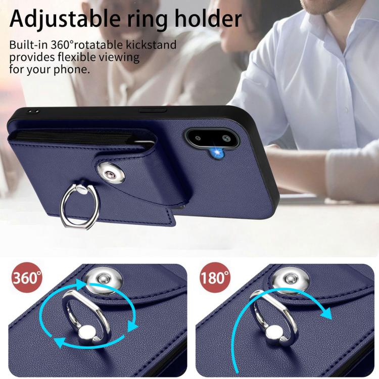 Organ Card Bag Ring Holder Phone Case, For Samsung Galaxy F06 5G / M06 5G, For Samsung Galaxy F15 / M15