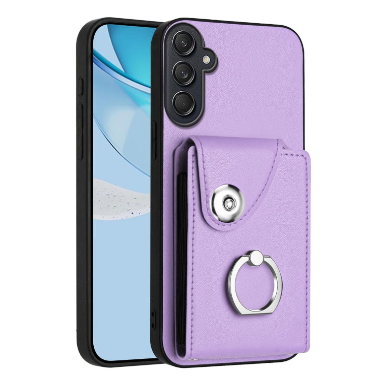 Organ Card Bag Ring Holder Phone Case, For Samsung Galaxy M56 5G, For Samsung Galaxy M16 5G / F16 5G, For Samsung Galaxy M35 5G, For Samsung Galaxy M55 / C55 5G