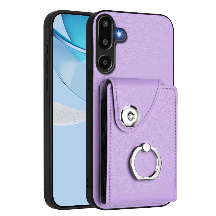 Organ Card Bag Ring Holder Phone Case, For Samsung Galaxy M56 5G, For Samsung Galaxy M16 5G / F16 5G, For Samsung Galaxy M35 5G, For Samsung Galaxy M55 / C55 5G