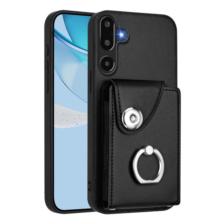 Organ Card Bag Ring Holder Phone Case, For Samsung Galaxy M56 5G, For Samsung Galaxy M16 5G / F16 5G, For Samsung Galaxy M35 5G, For Samsung Galaxy M55 / C55 5G