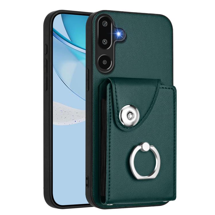Organ Card Bag Ring Holder Phone Case, For Samsung Galaxy M56 5G, For Samsung Galaxy M16 5G / F16 5G, For Samsung Galaxy M35 5G, For Samsung Galaxy M55 / C55 5G