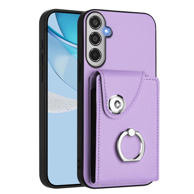 Organ Card Bag Ring Holder Phone Case, For Samsung Galaxy M56 5G, For Samsung Galaxy M16 5G / F16 5G, For Samsung Galaxy M35 5G, For Samsung Galaxy M55 / C55 5G
