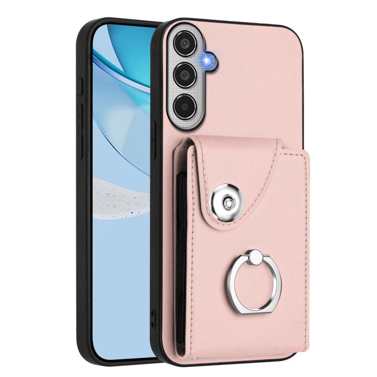 Organ Card Bag Ring Holder Phone Case, For Samsung Galaxy M56 5G, For Samsung Galaxy M16 5G / F16 5G, For Samsung Galaxy M35 5G, For Samsung Galaxy M55 / C55 5G