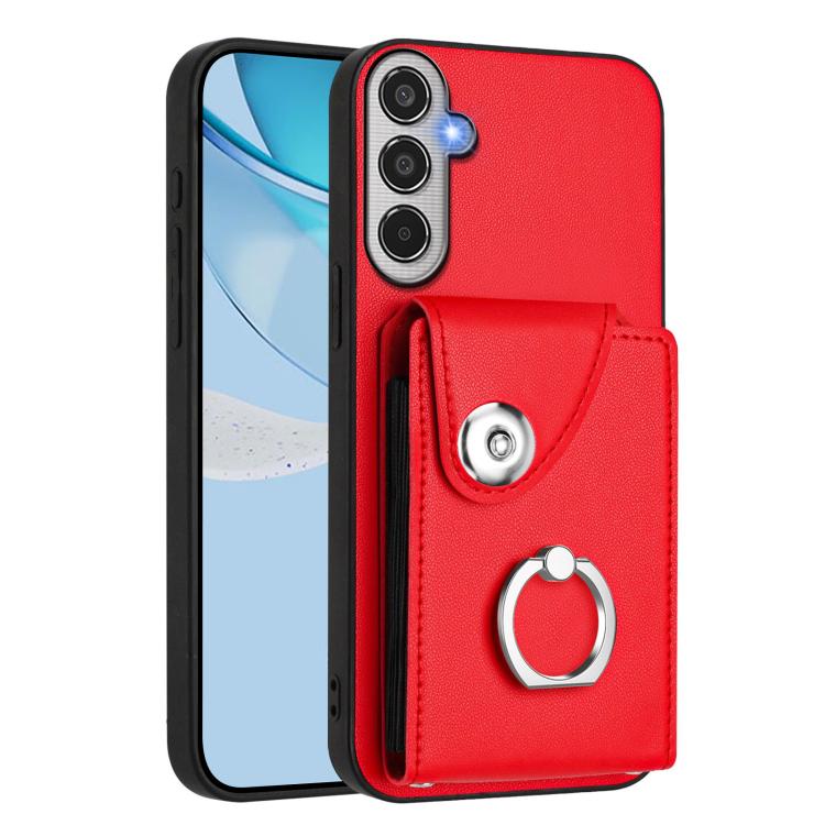 Organ Card Bag Ring Holder Phone Case, For Samsung Galaxy M56 5G, For Samsung Galaxy M16 5G / F16 5G, For Samsung Galaxy M35 5G, For Samsung Galaxy M55 / C55 5G
