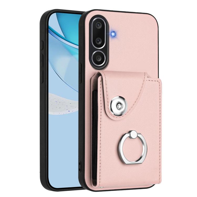 Organ Card Bag Ring Holder Phone Case, For Samsung Galaxy M56 5G, For Samsung Galaxy M16 5G / F16 5G, For Samsung Galaxy M35 5G, For Samsung Galaxy M55 / C55 5G