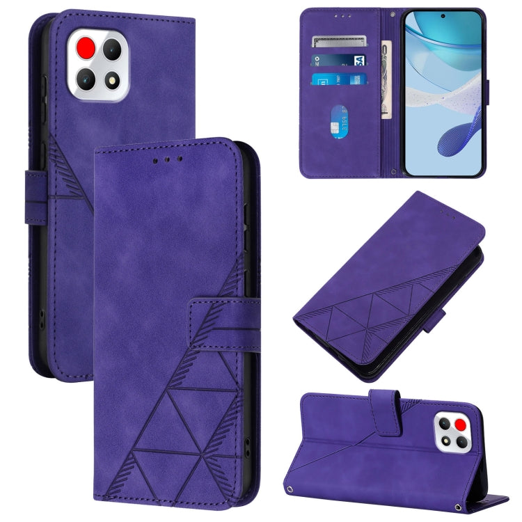 Crossbody 3D Embossed Flip Leather Phone Case, For T-Mobile Revvl 8, For T-Mobile REVVL 7 Pro 5G, For T-Mobile REVVL 6 Pro / 6x Pro 5G, For T-Mobile REVVL 6 / 6x 5G, For T-Mobile REVVL 7 5G