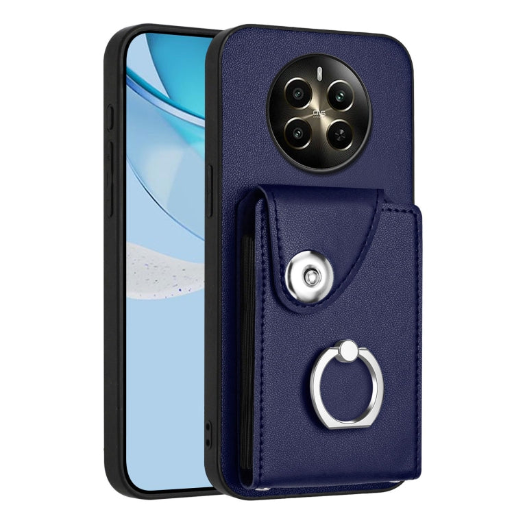 Organ Card Bag Ring Holder Phone Case, For Realme 12+ 5G India, For Realme P1 5G India, For Realme Narzo 70 Pro 5G India