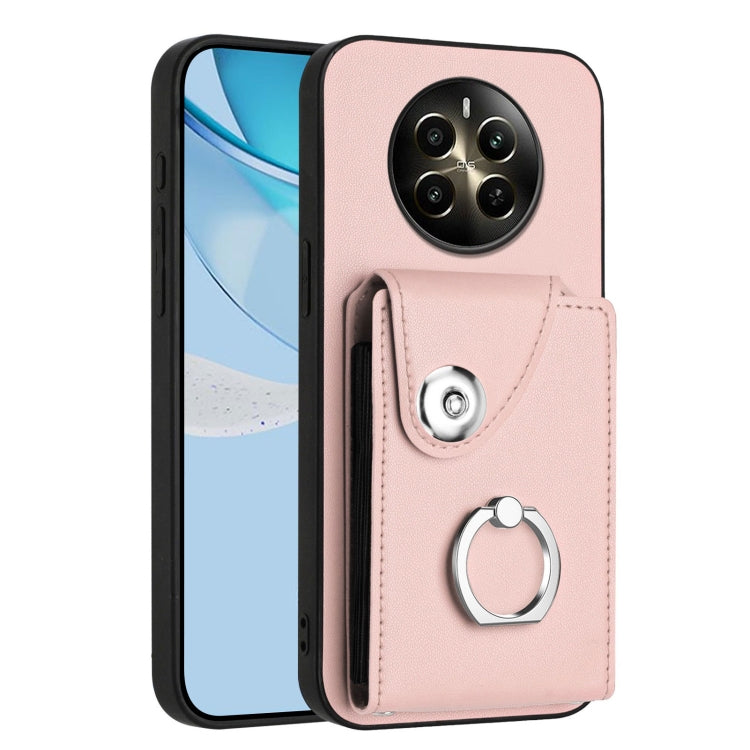 Organ Card Bag Ring Holder Phone Case, For Realme 12+ 5G India, For Realme P1 5G India, For Realme Narzo 70 Pro 5G India