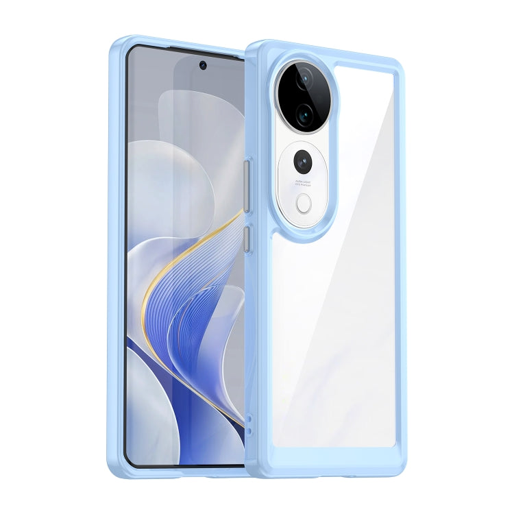 Colorful Series Acrylic Hybrid TPU Phone Case, For vivo V40 5G, For vivo S19 Pro