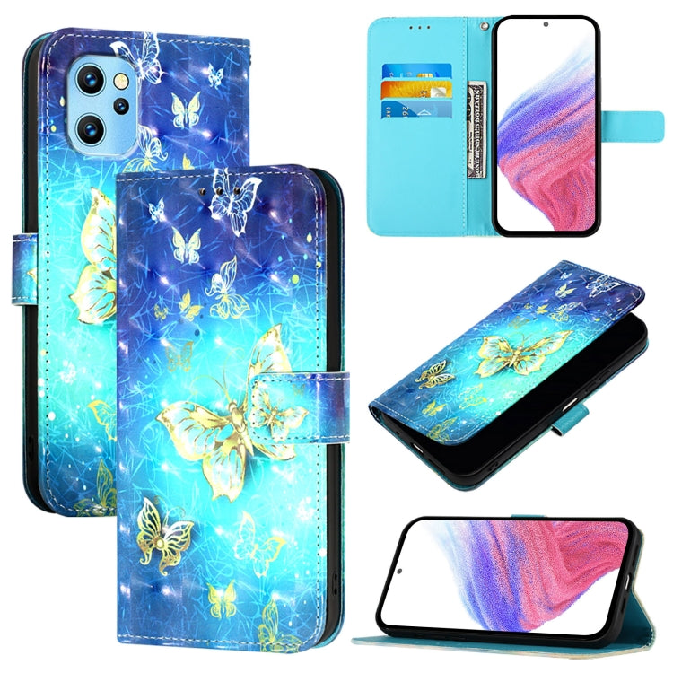 3D Painting Horizontal Flip Leather Phone Case, For Umidigi Power 7 / 7S, For Umidigi Power 7 Max