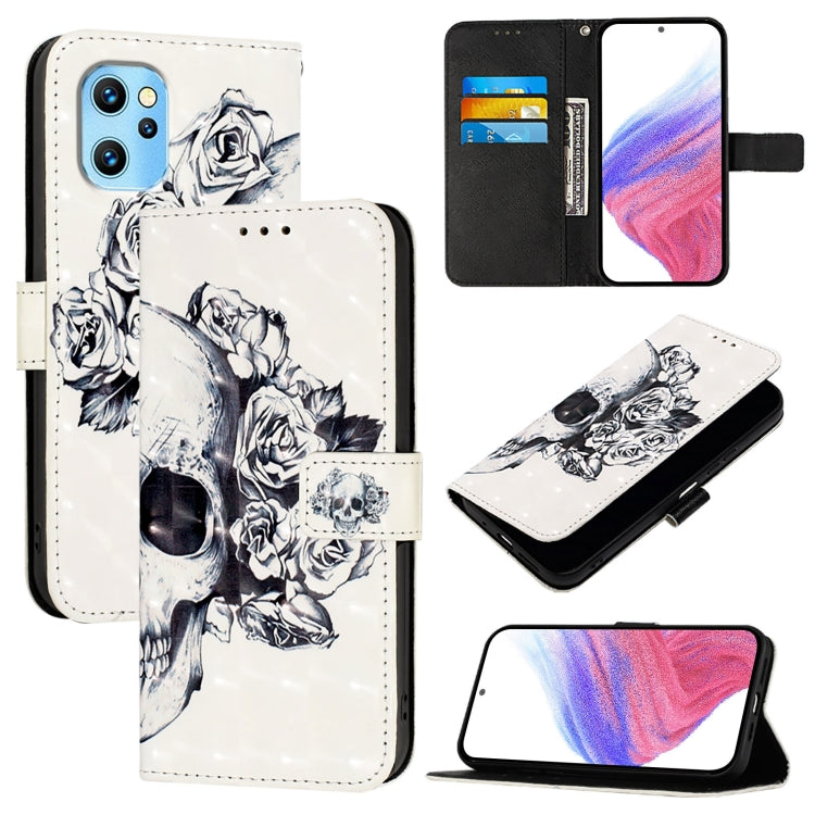 3D Painting Horizontal Flip Leather Phone Case, For Umidigi Power 7 / 7S, For Umidigi Power 7 Max