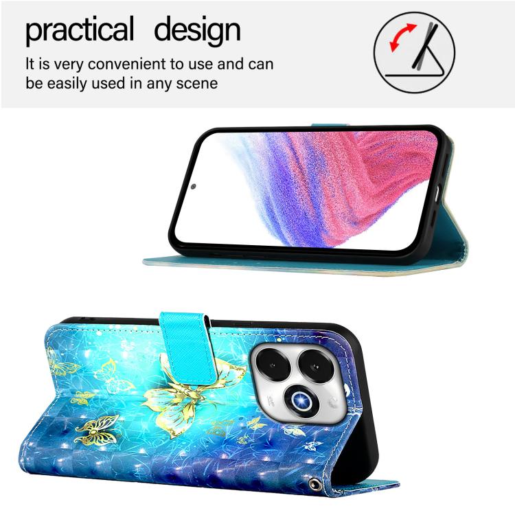 3D Painting Horizontal Flip Leather Phone Case, For UMIDIGI G100x 5G / 4G, For UMIDIGI G100 Pro, For Umidigi Note 90, For Umidigi G9 5G, For Umidigi Bison X20, For Umidigi A15 / A15C / A15T
