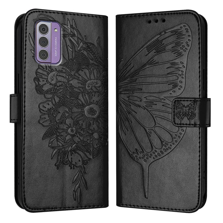 Embossed Butterfly Leather Phone Case, For Nokia G42 / G310, For Nokia C300, For Nokia G400