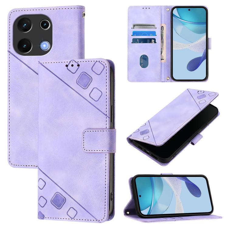 Skin-feel Embossed Leather Phone Case, For Umidigi G100X 4G / 5G, For Umidigi G100 Pro, For UMIDIGI Note 100, For Umidigi Bison X20, For Umidigi A15 / A15C / A15T, For UMIDIGI Power 7 / Power 7S, For UMIDIGI Power 7 Max