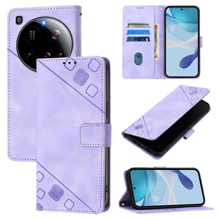 Skin-feel Embossed Leather Phone Case, For Xiaomi Poco X7 5G, For Xiaomi 15 Ultra, For Xiaomi Poco X7 Pro 5G, For Xiaomi Poco M7 Pro 5G Global, For Xiaomi 14T Pro, For Xiaomi 14T