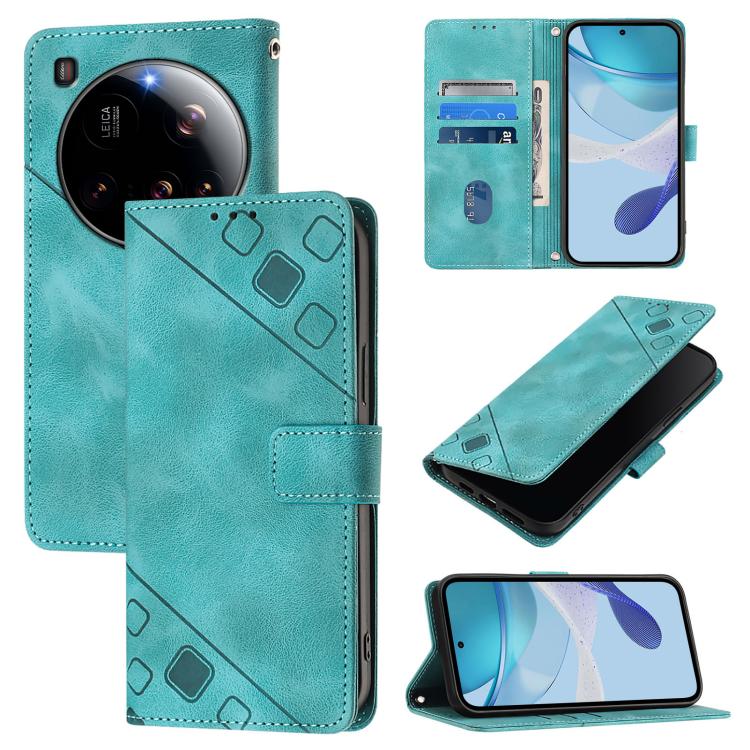 Skin-feel Embossed Leather Phone Case, For Xiaomi Poco X7 5G, For Xiaomi 15 Ultra, For Xiaomi Poco X7 Pro 5G, For Xiaomi Poco M7 Pro 5G Global, For Xiaomi 14T Pro, For Xiaomi 14T