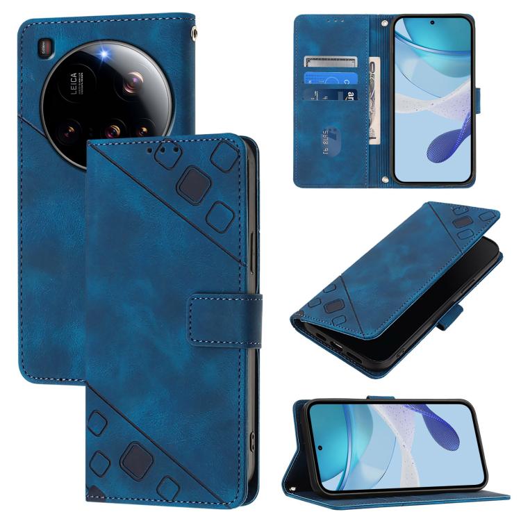 Skin-feel Embossed Leather Phone Case, For Xiaomi Poco X7 5G, For Xiaomi 15 Ultra, For Xiaomi Poco X7 Pro 5G, For Xiaomi Poco M7 Pro 5G Global, For Xiaomi 14T Pro, For Xiaomi 14T